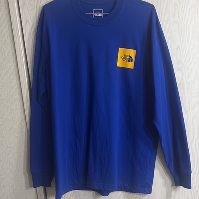 The North Face Long Sleeve Square Logo Tee "TNF Blue"
