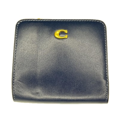 COACH コーチ エッセンシャル スリム ビルフォールド ウォレット 2つ折り財布 CCY13 ネイビー