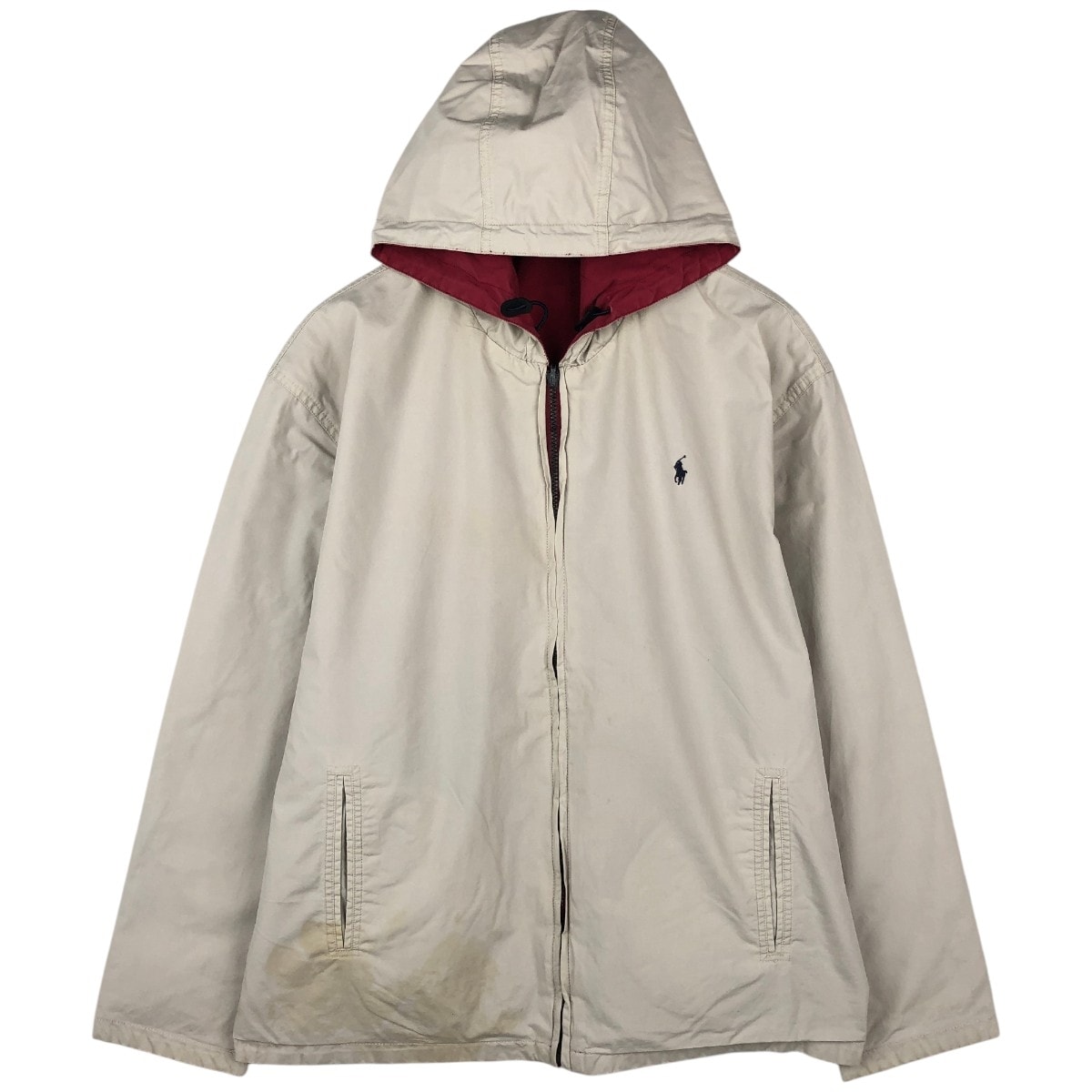古着 ラルフローレン Ralph Lauren POLO by Ralph Lauren リバーシブル コットンパーカー メンズL相当/eaa670843