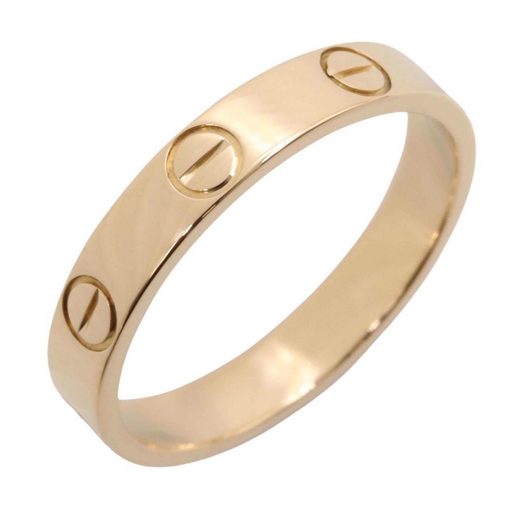 カルティエ CARTIER ミニラブリング リング・指輪 ジュエリー K18(イエローゴールド) レディース ゴールド系 B4085000 【中古】