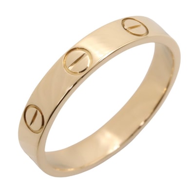 カルティエ CARTIER ミニラブリング リング・指輪 ジュエリー K18(イエローゴールド) レディース ゴールド系 B4085000 【中古】