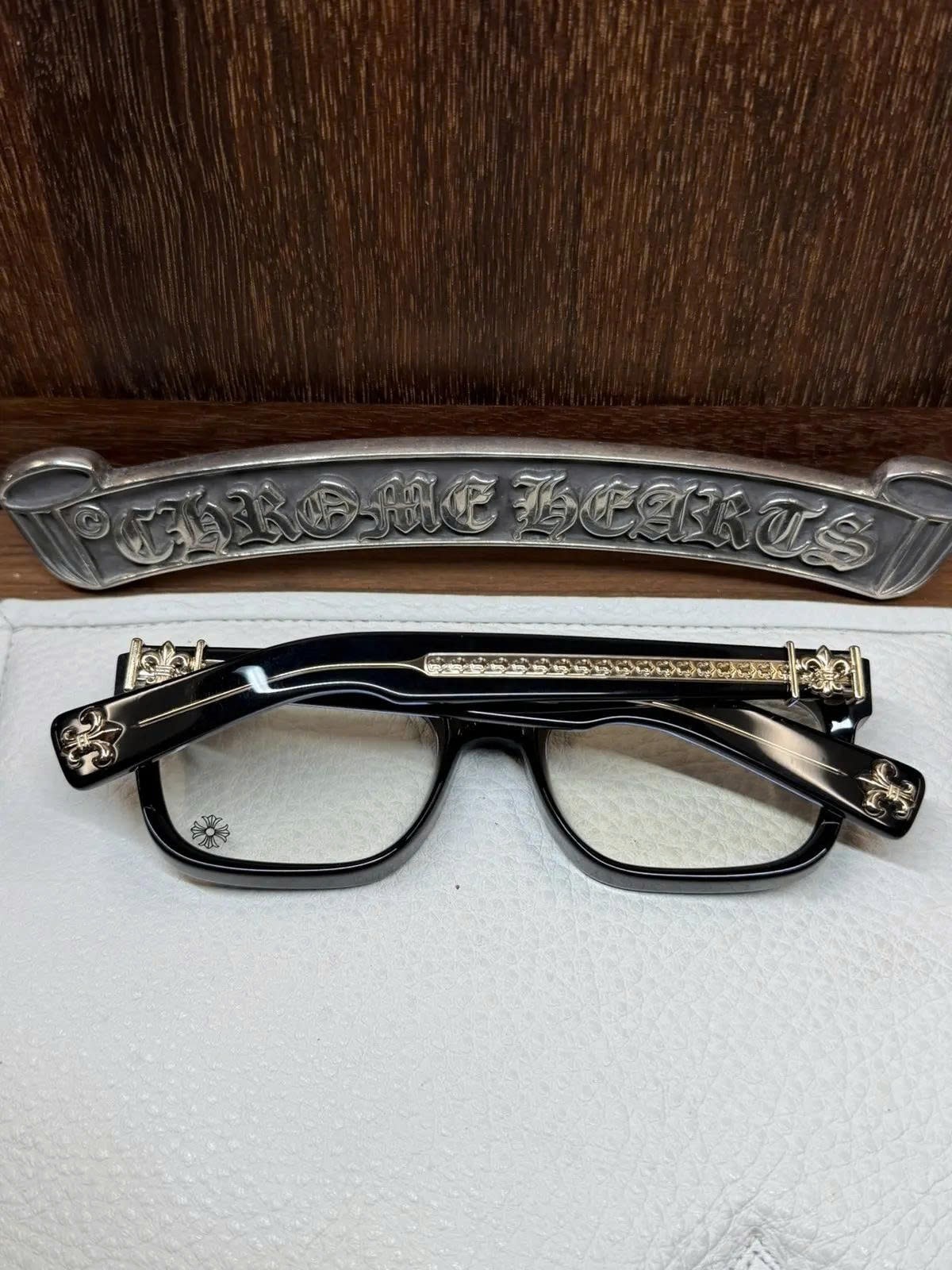 Chrome Hearts SEE YOU IN TEA 53 Square "Black/Gold"