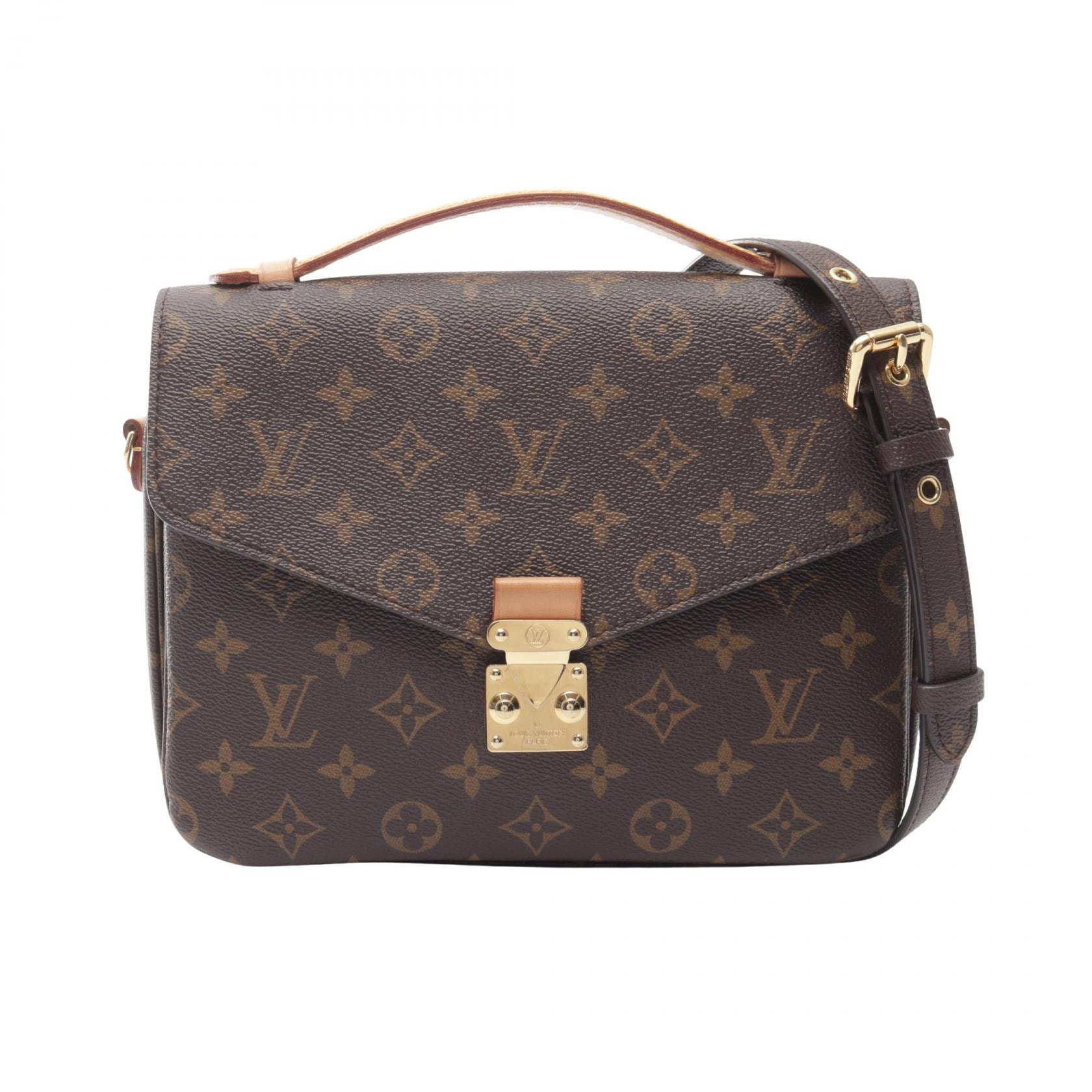 ルイ・ヴィトン LOUIS VUITTON ポシェット メティス MM モノグラム 2WAY ハンドバッグ バッグ PVCコーティングキャンバス レザー モノグラム レディース ブラウン系 M44875 【中古】