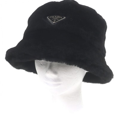 極美品 プラダ ハット ブラック メンズ XL 2HC137