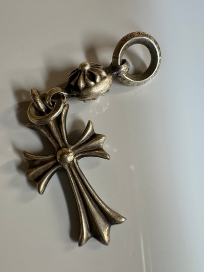 Chrome Hearts 1 Ball Tiny CH Cross Charm "Silver"