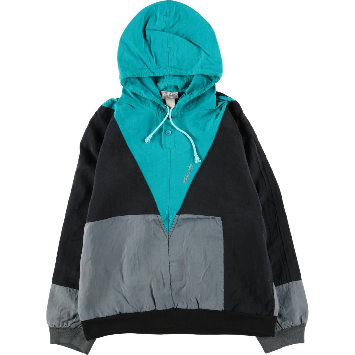 古着 80年代 アディダス adidas アノラックパーカー メンズXL相当 ヴィンテージ/eaa600638