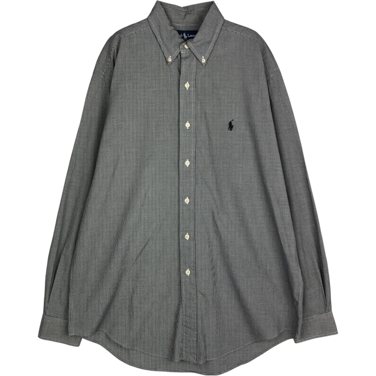 古着 ラルフローレン Ralph Lauren YARMOUTH ギンガムチェック 長袖 ボタンダウンチェックシャツ メンズM相当/eaa628775