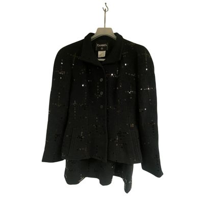 シャネル CHANEL セットアップ スパンコール セットアップ P19919V11517 ブラック