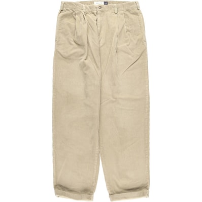 古着 90年代 ギャップ GAP EASY FIT オールドギャップ ツータック コーデュロイパンツ メンズw34相当 ヴィンテージ/eaa608467