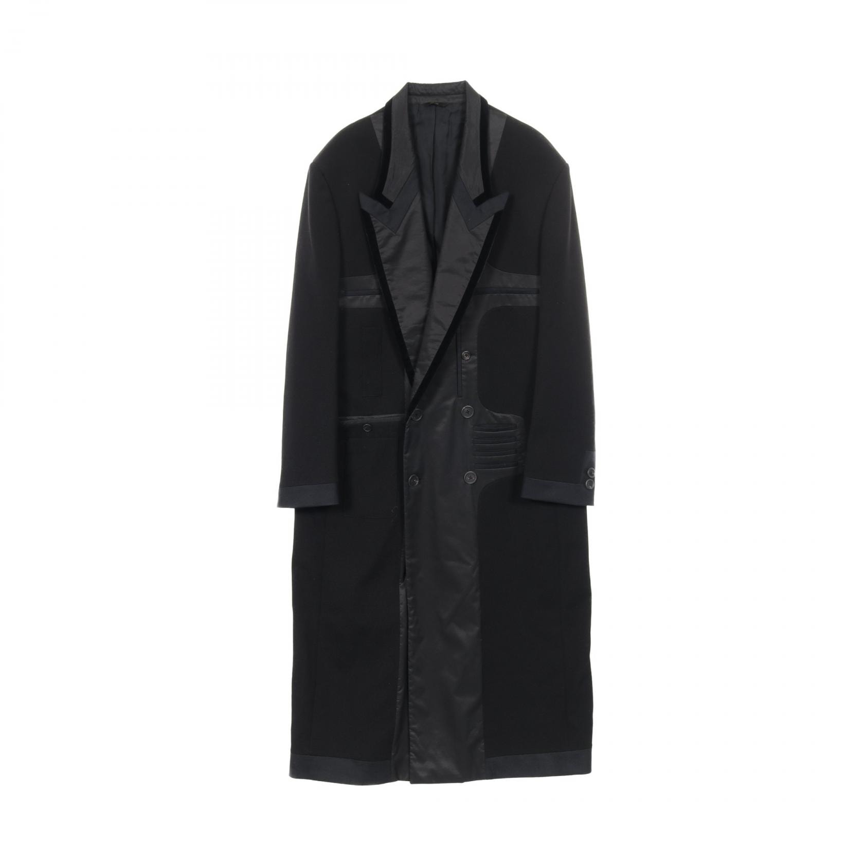 フェンディ FENDI FENDI × ANREALAGE 衣料品 アウター ウール キュプラ メンズ ブラック系 【中古】