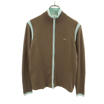 NIKE GOLF ナイキゴルフ ニットジャケット L 12-14 ブラウン