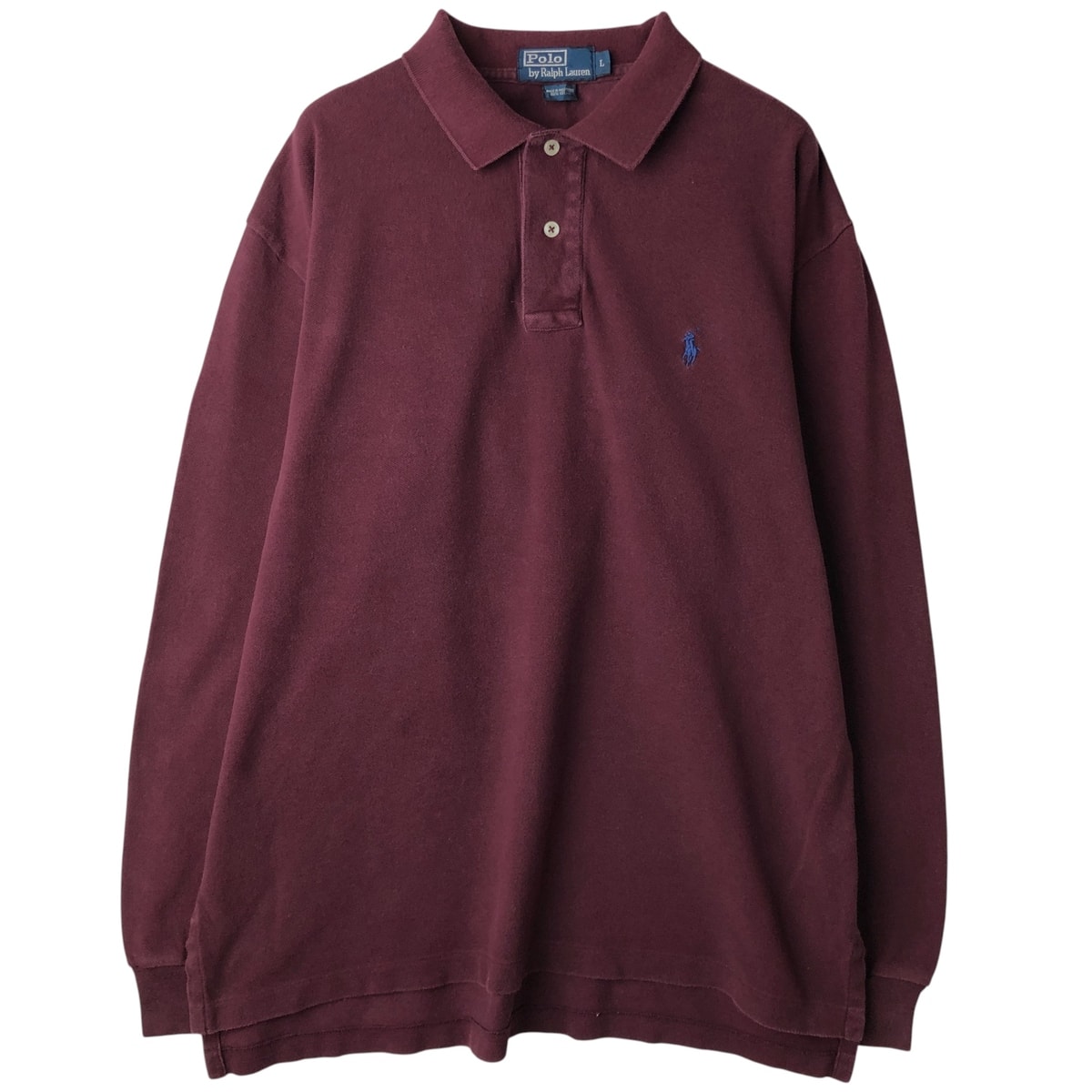古着 ラルフローレン Ralph Lauren POLO by Ralph Lauren 長袖 ポロシャツ メンズL相当/eaa608745