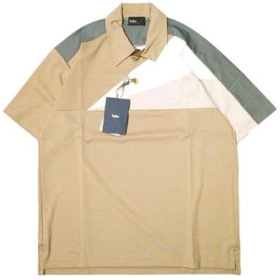 新品 kolor カラー 24SS 日本製 ライトポンチポロシャツ 24SCM-T04202 3 BEIGE 半袖 POLO SHIRTS 定価48,400円 トップス g22139