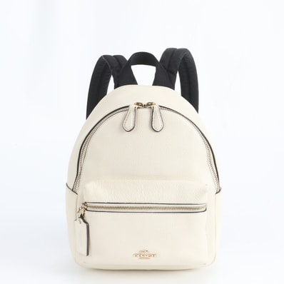 ■美品 コーチ ミニチャーリー F38263 リュックサック レザー