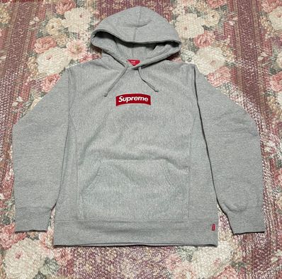 Supreme Box Logo Hooded Sweatshirt "Heather Grey" (16FW)
