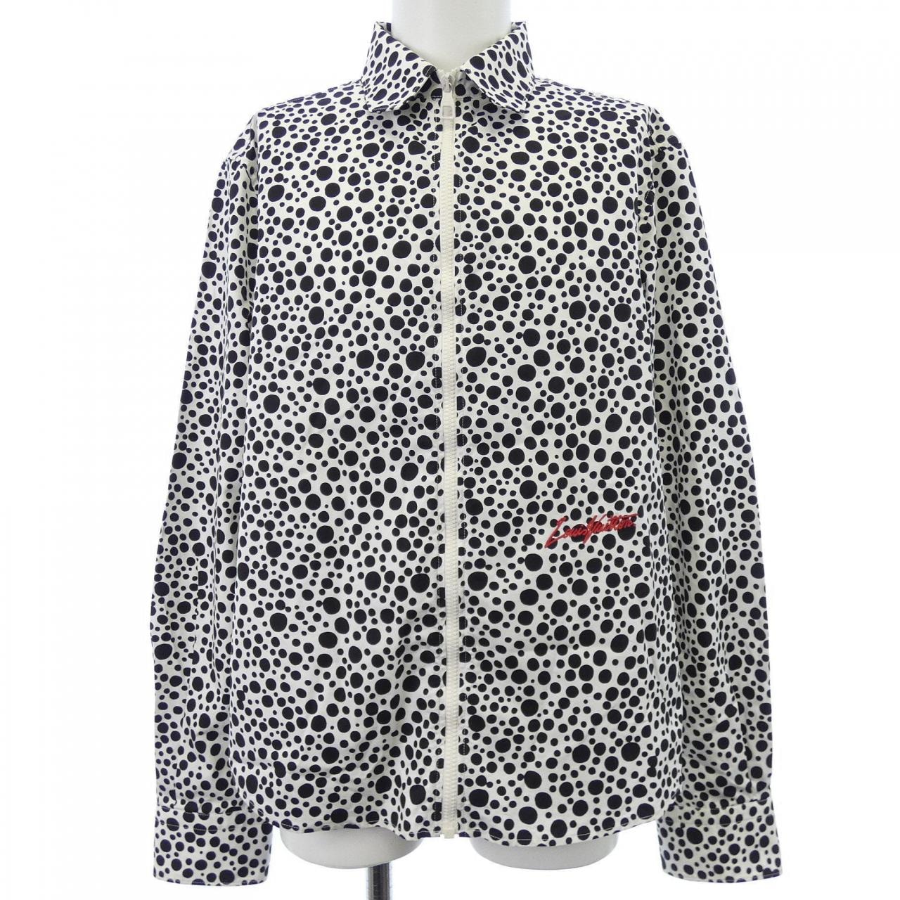 ルイヴィトン LOUIS VUITTON LV×YKインフィニティドットプリンテッドジップドシャツ HOS30WV29 草間彌生 ジャケット