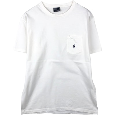 古着 ラルフローレン Ralph Lauren POLO by Ralph Lauren 半袖 ワンポイントロゴポケットTシャツ メンズM相当/eaa648735