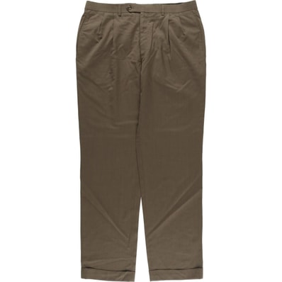 古着 ラルフローレン Ralph Lauren LAUREN ローレン ツータック ウールパンツ スラックス メンズw35相当/eaa541570