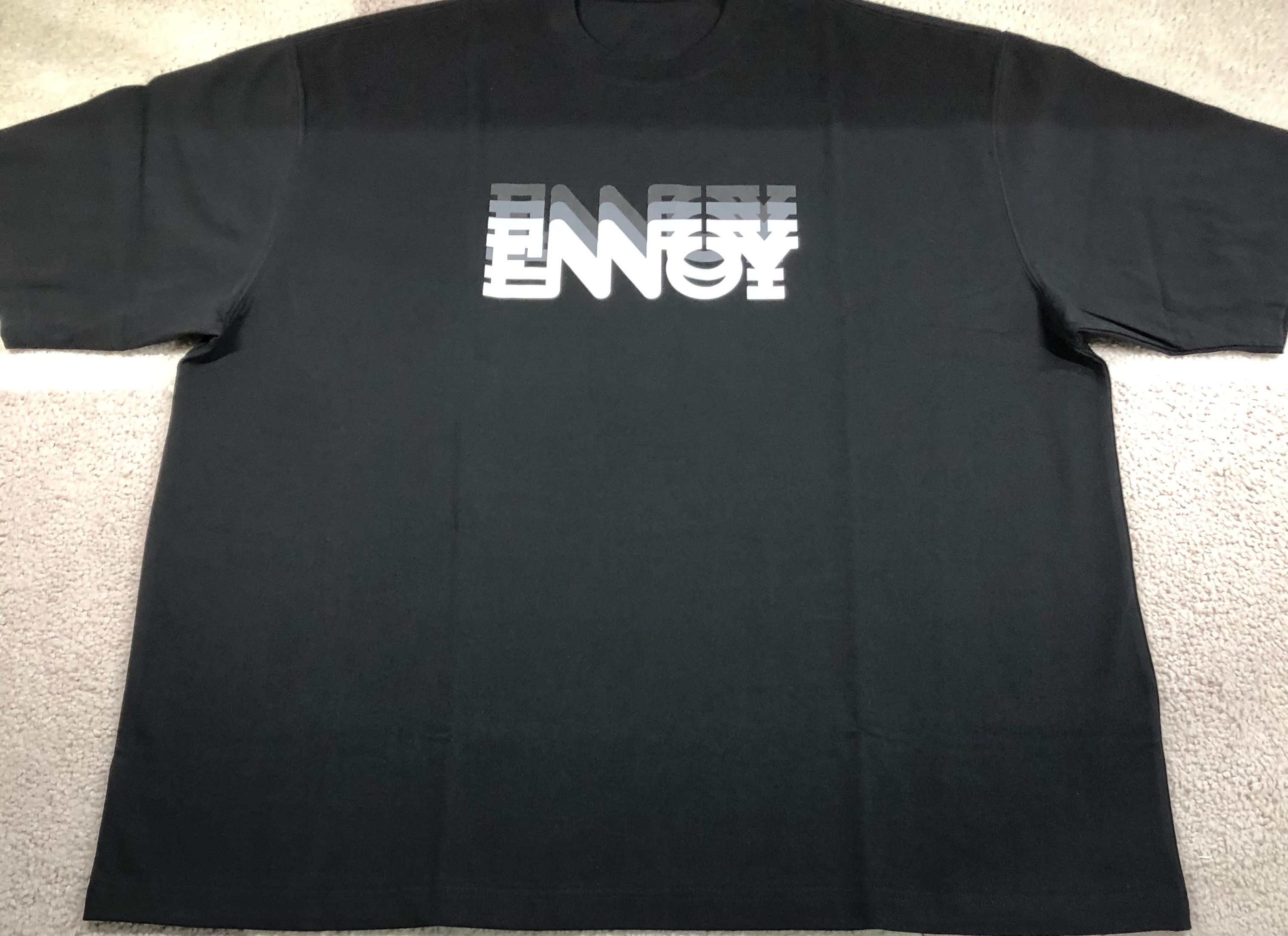 ENNOY Electric Logo Gradation ss Tee "Black"