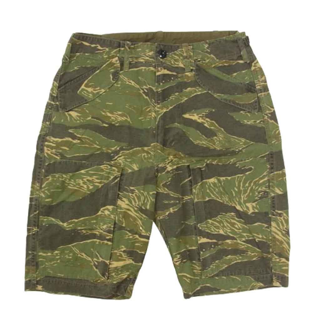 NEIGHBORHOOD ネイバーフッド ショートパンツ 20SS 201YTNH-PTM03 カモフラージュ コットン ショーツ ハーフパンツ カーキ系 S【中古】