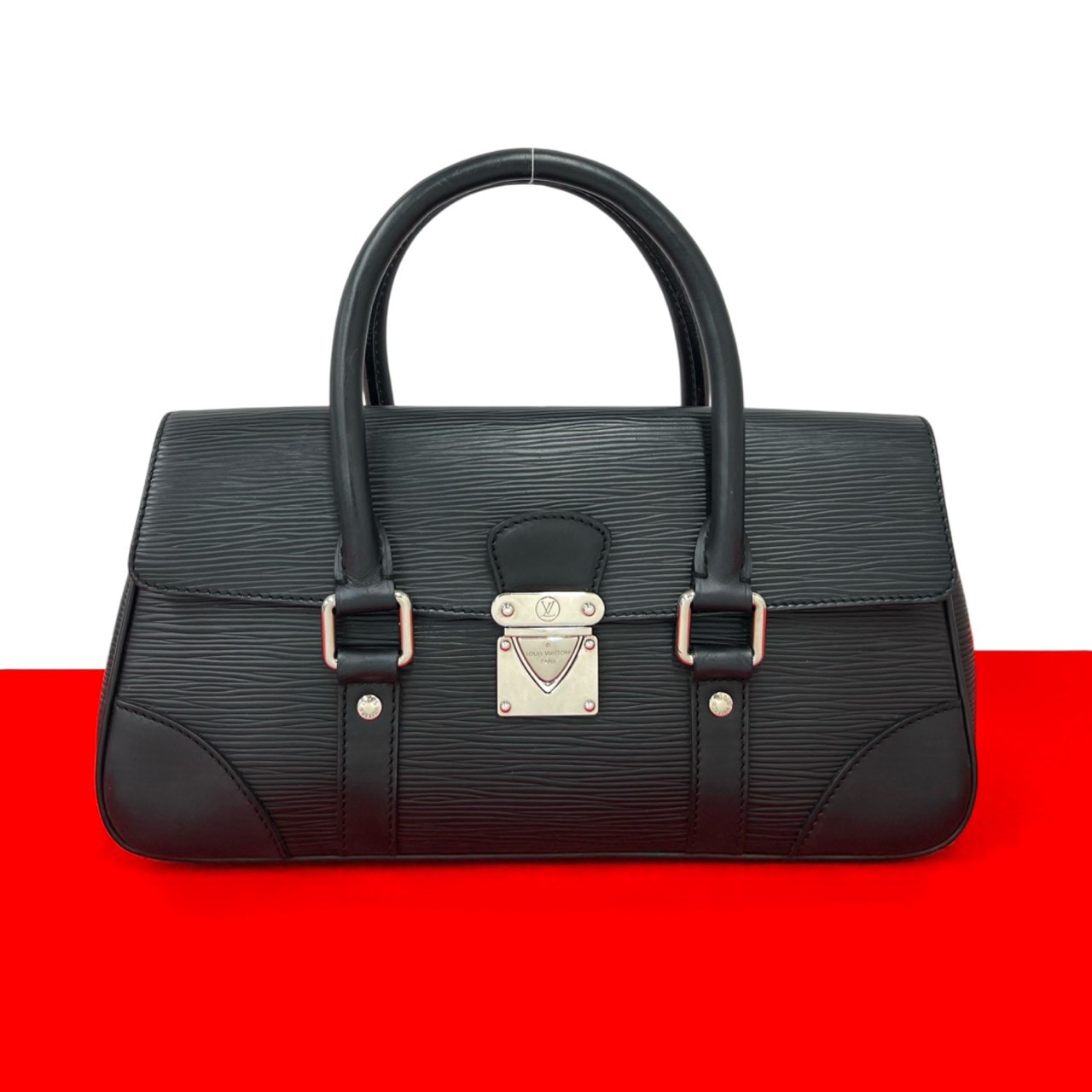 LOUIS VUITTON ルイヴィトン セギュール PM エピ エピレザー ハンドバッグ ブラック
28129