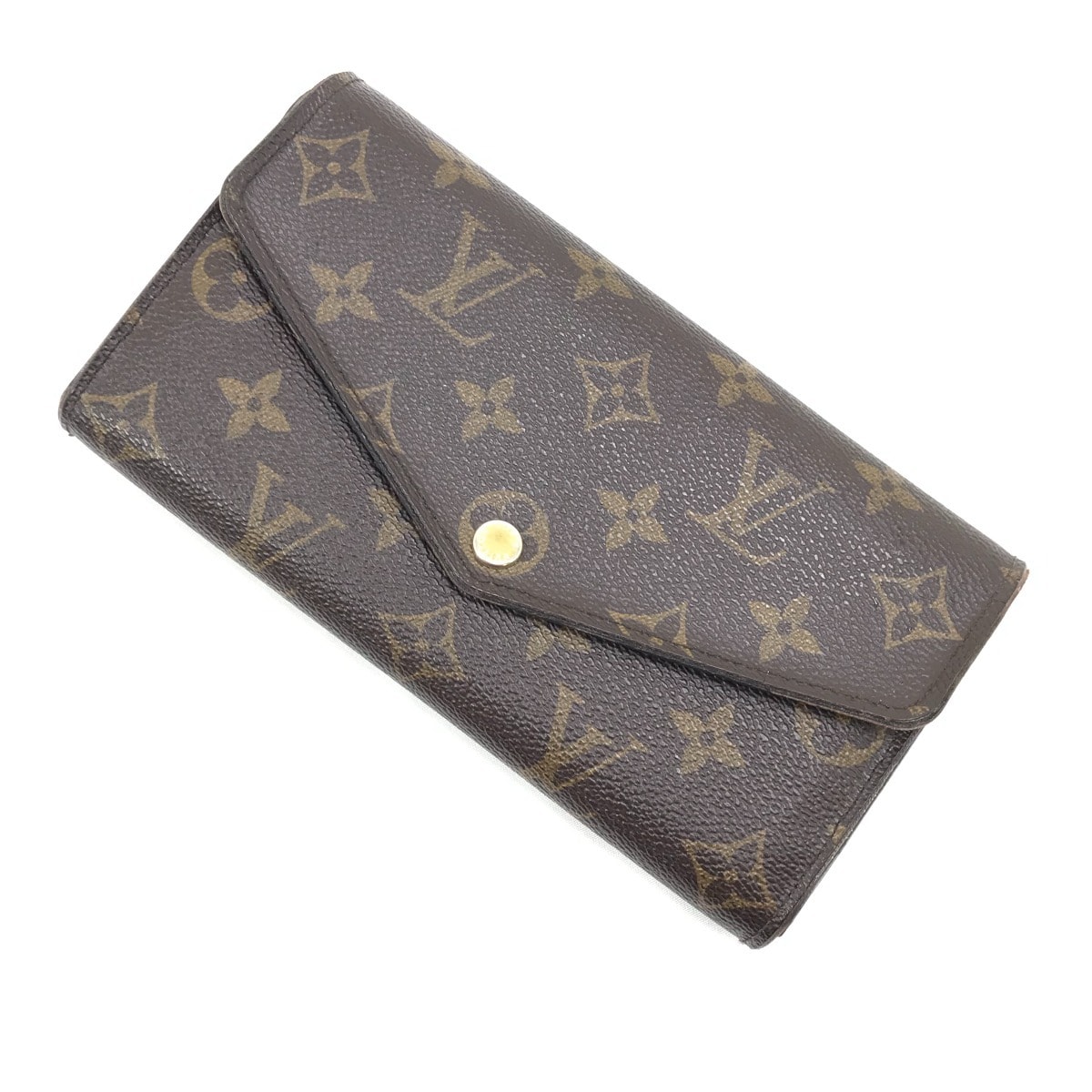 $$ LOUIS VUITTON ルイヴィトン 長財布 モノグラム ポルトフォイユサラ M60531 ブラウン