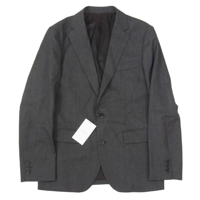 SOPHNET. ソフネット 25AW SPNT-252000 WOOL STANDARD 2BUTTON JACKET CHARCOAL GRAY フランネル ウール スタンダード テーラードジャケット チャコール系 2【新古品】【未使用】【中古】