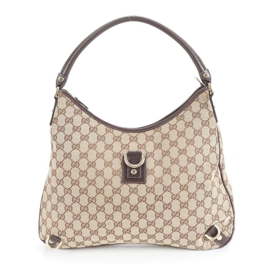 ■極美品 グッチ GGキャンバスアビー 130737 ショルダーバッグ