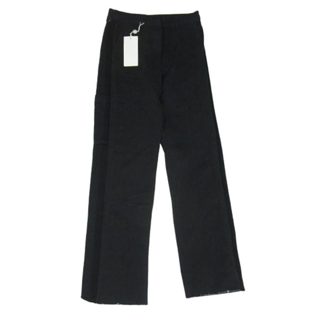 MAISON MARGIELA メゾンマルジェラ パンツ MM6 カットオフ ワイド パンツ ブラック系 38【中古】