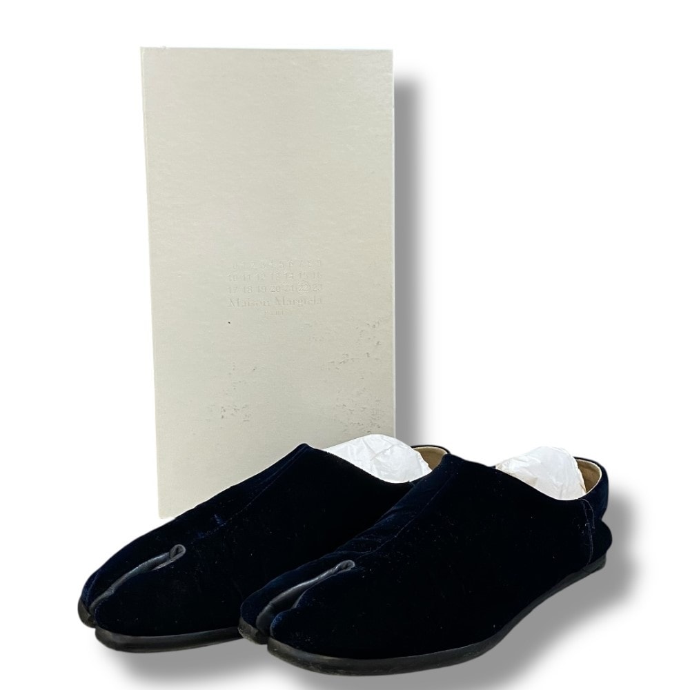 MAISON MARGIELA ベロア スリッポン タビ シューズ
