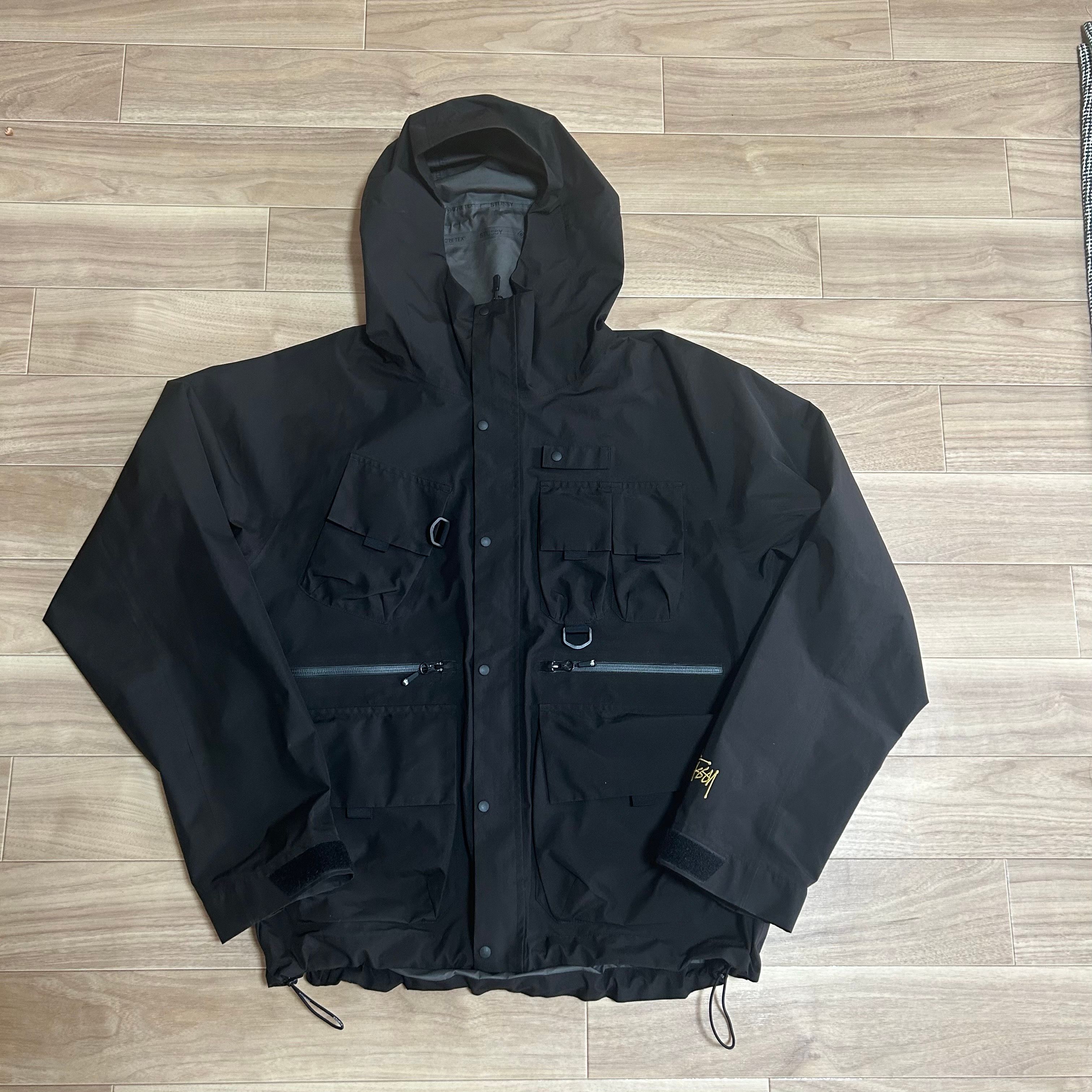 Stussy x GORE-TEX® WADING SHELL SOLID JACKET "Black"