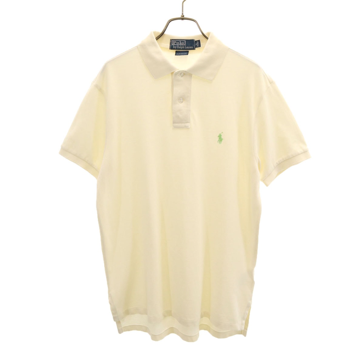 Polo by Ralph Lauren ポロバイラルフローレン 半袖 ポロシャツ M アイボリー