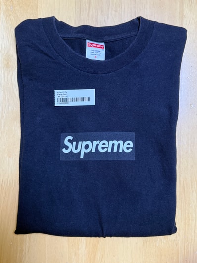 Supreme Box Logo L/S Tee "Black"