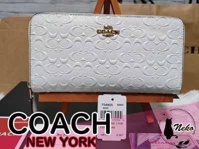 特別価格!!️☆COACH☆正規品 長財布 シグネチャーホワイト