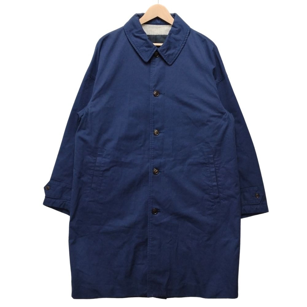 VISVIM ビズビム 品番 0122205013021 HERGE TT COAT ハージコート ステンカラーコート ネイビー サイズ 3 36326