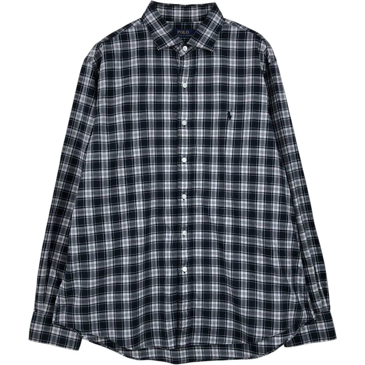 古着 ラルフローレン Ralph Lauren POLO RALPH LAUREN 長袖 コットンチェックシャツ メンズXL相当/eaa663239