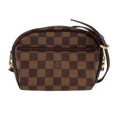 ルイ ヴィトン LOUIS VUITTON ショルダーバッグ ダミエ イパネマ ダミエキャンバス エベヌ レディース N51296【中古】 z7333