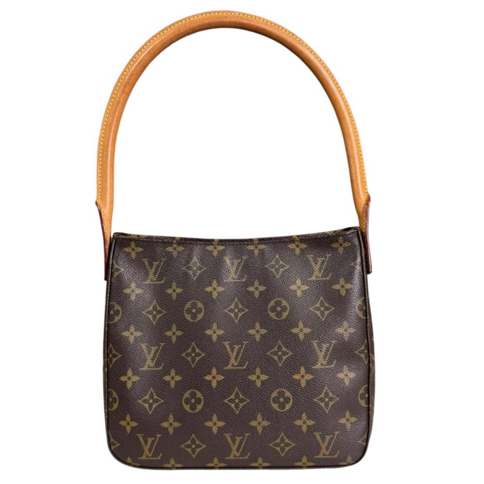 ルイヴィトン ルーピングMM モノグラム ショルダーバッグ モノグラムキャンバス M51146	 ブラウン レディース LOUIS VUITTON  中古