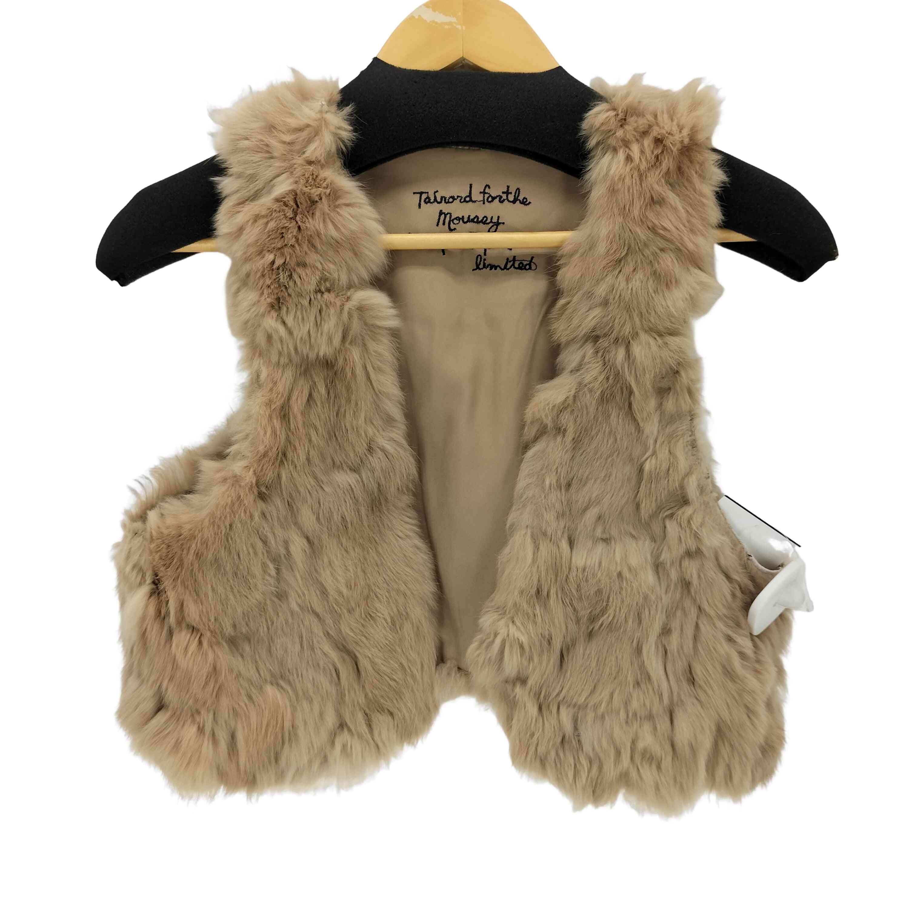 目立った傷や汚れなし】ラビットファー ベスト【1139863362761】の古着