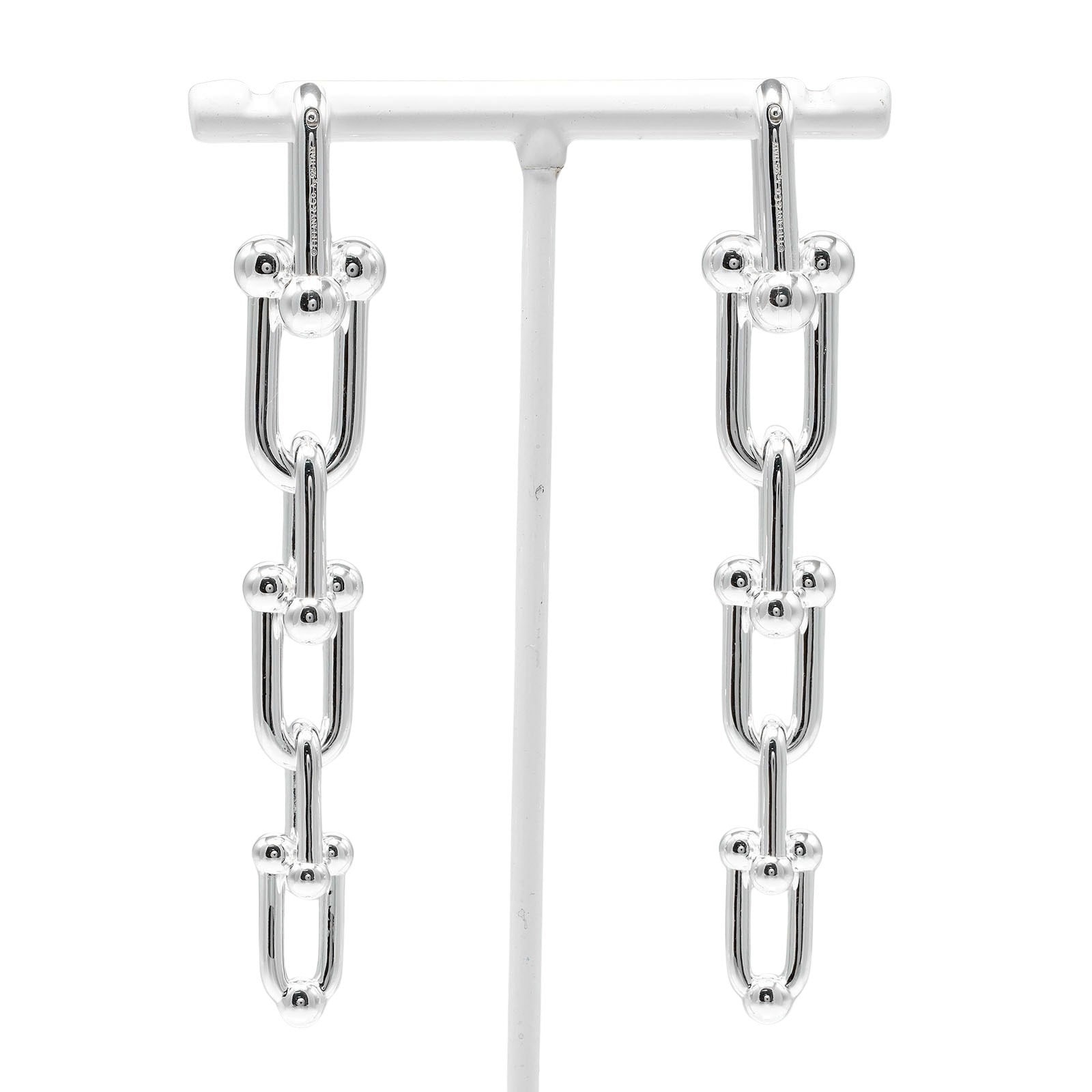 ティファニー ハードウェア グラジュエイテッドリンク レディースピアス