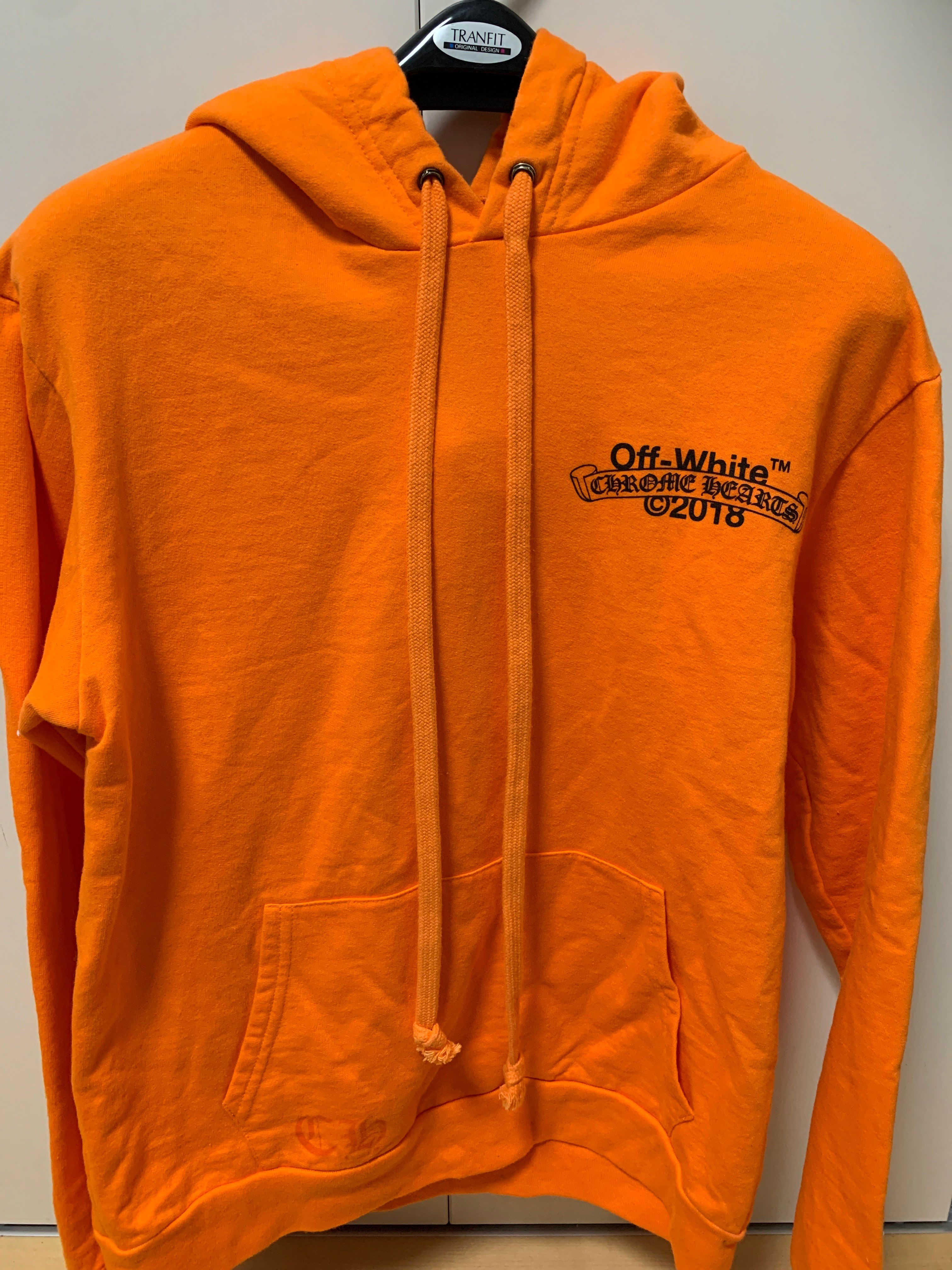 Chrome Hearts x Off-White 2018 Hoodie "Orange"