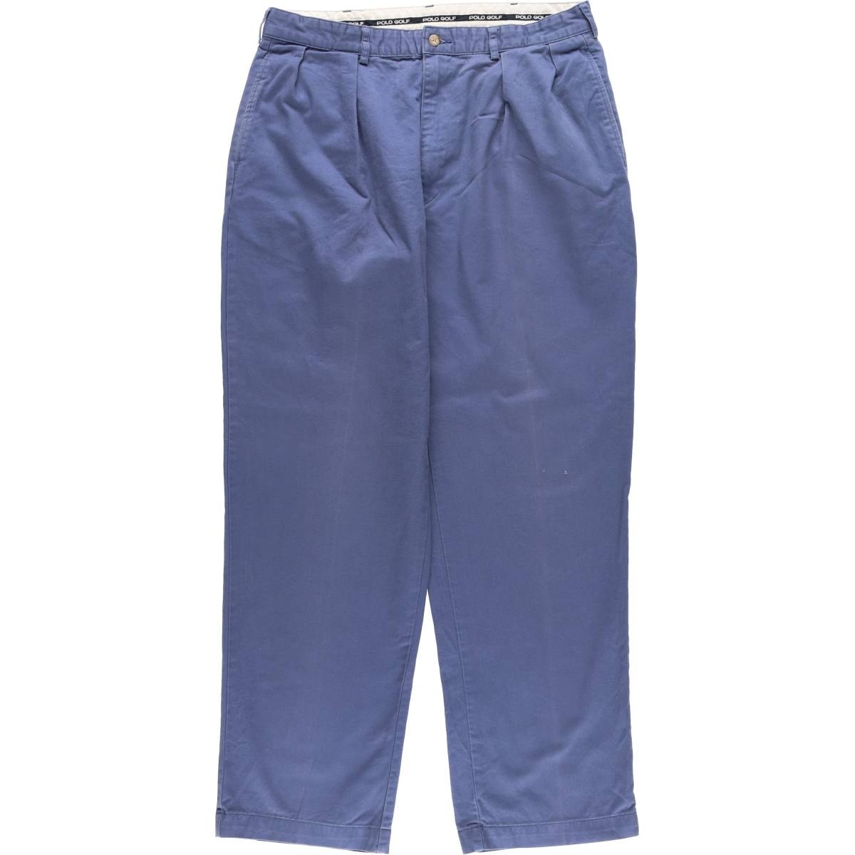 古着 ラルフローレン Ralph Lauren POLO GOLF ポロゴルフ ツータック チノパンツ メンズw33相当/eaa531626