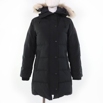 良品 カナダグース ダウンコート SHELBURNE PARKA ブラック S