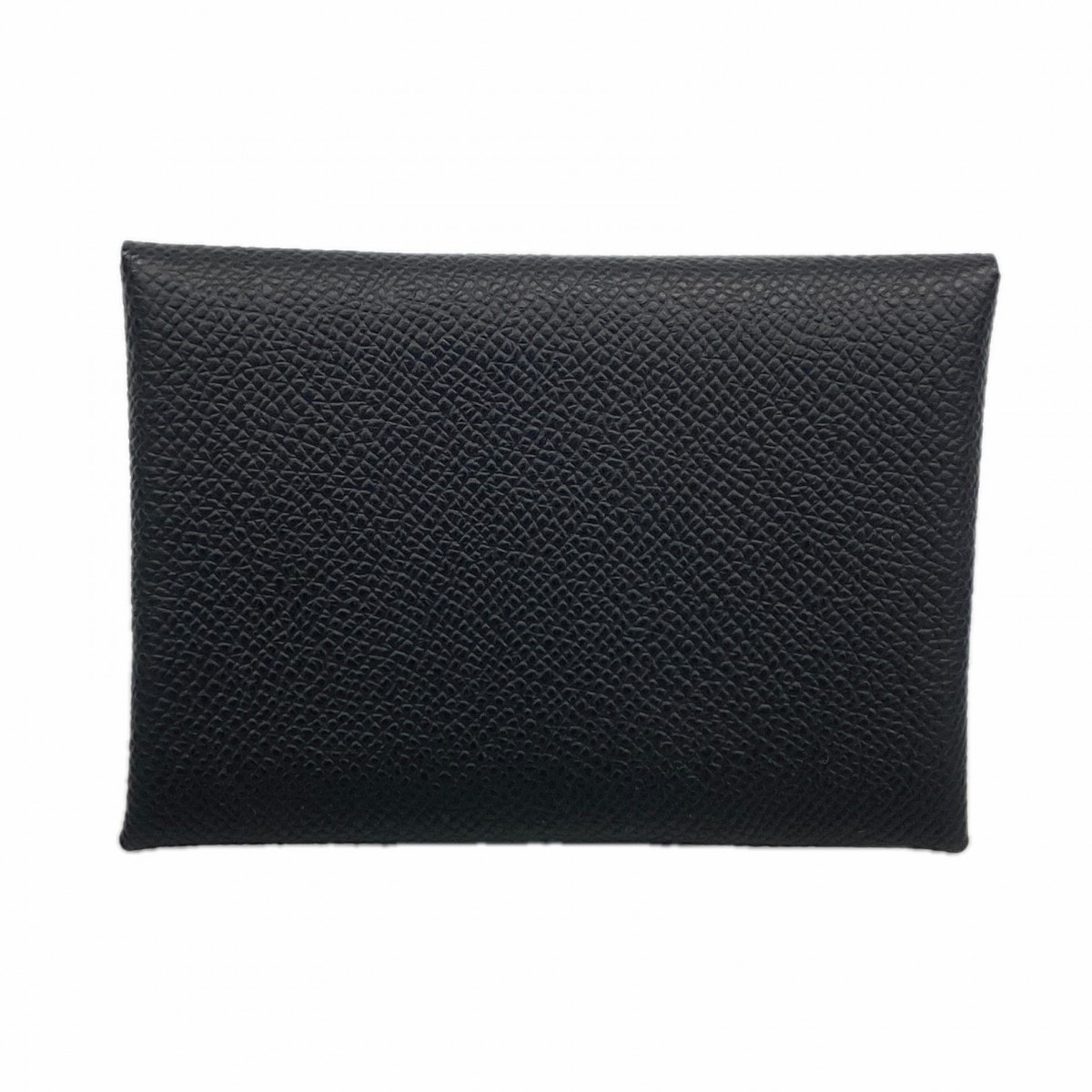【6ee5951】エルメス コインケース カルヴィデュオ ヴォーエプソン ブラック シルバー金具 W刻印【中古】メンズ レディース ユニセックス