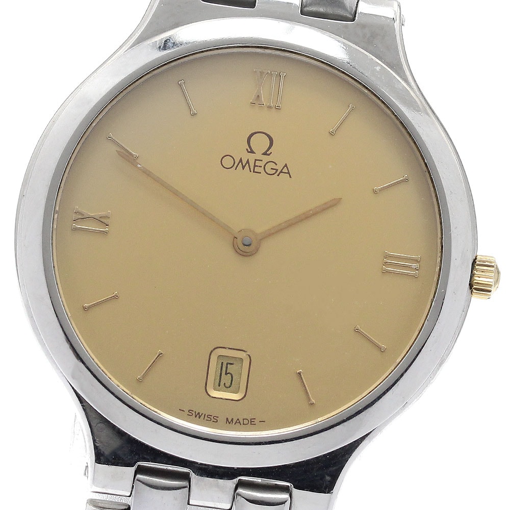 オメガ OMEGA デビル デイト クォーツ メンズ _941954