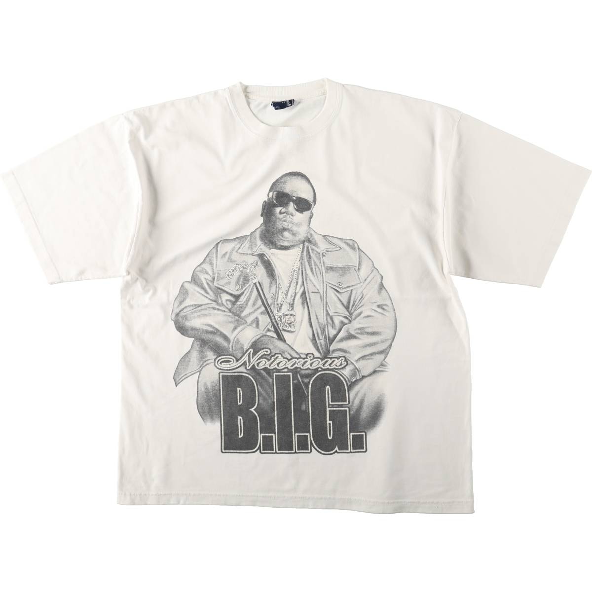 古着 DELUXE THE NOTORIOUS BIG ノトーリアス B.I.G. ラップTシャツ ラップT メンズXXL相当/eaa669684