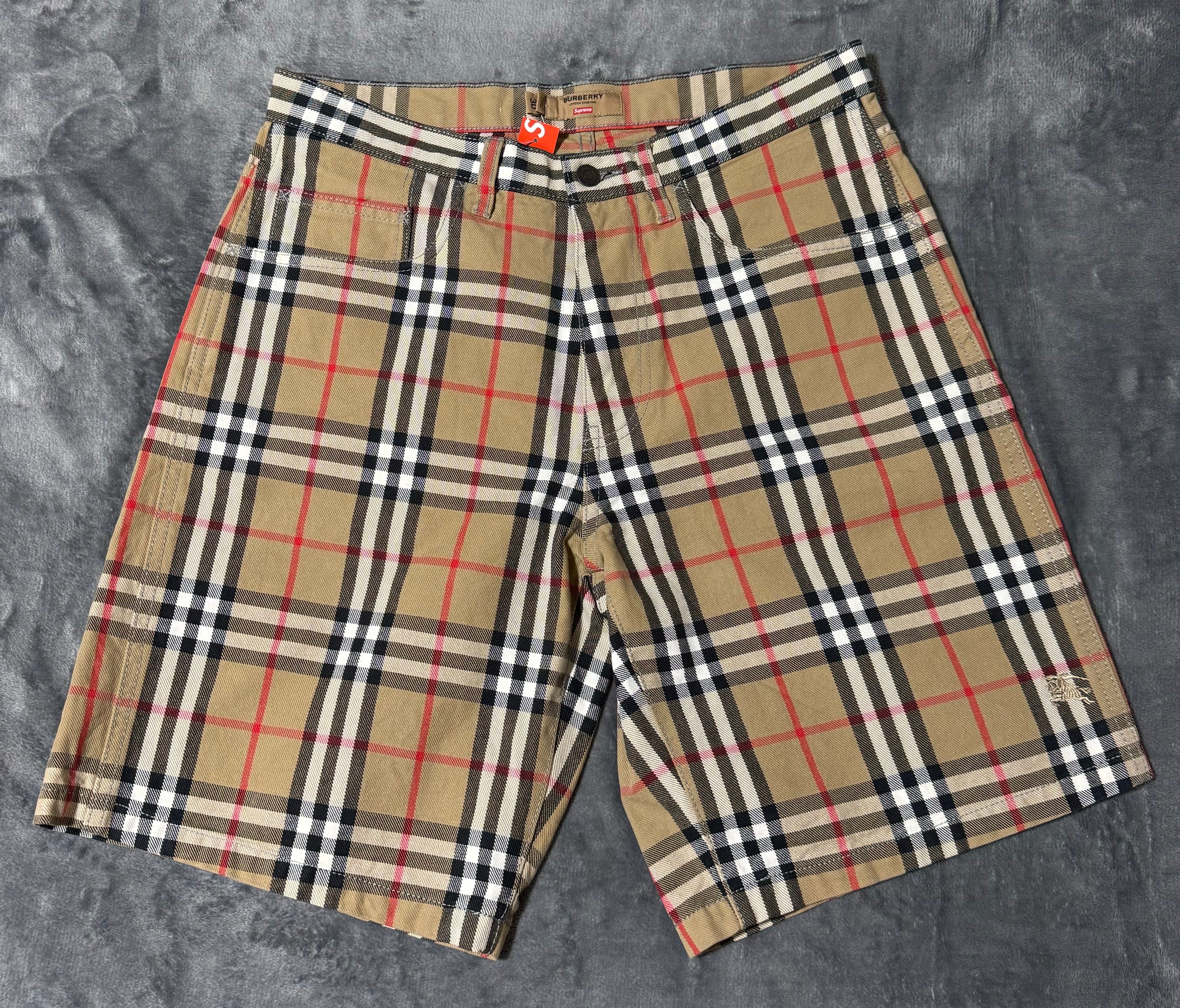 Supreme / Burberry Denim Short "Beige"