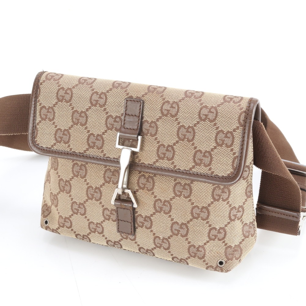 ■美品 グッチ GGキャンバス 92543 ボディバッグ