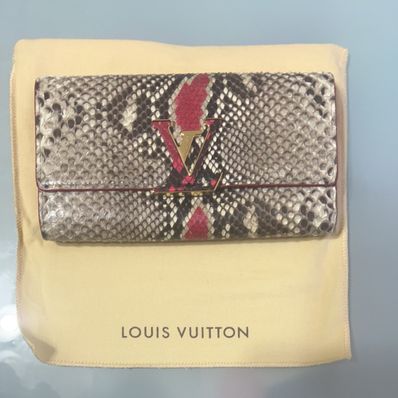 Louis Vuitton Portefeuille Capucines Python
