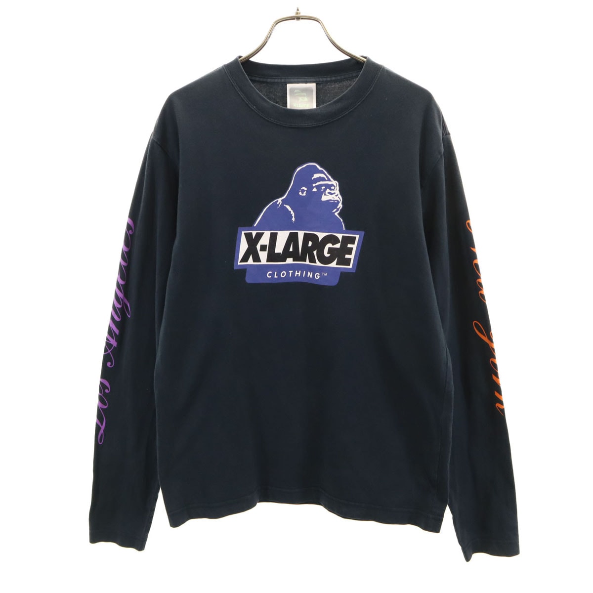 XLARGE エクストララージ 長袖 Tシャツ M ブラック ロンT